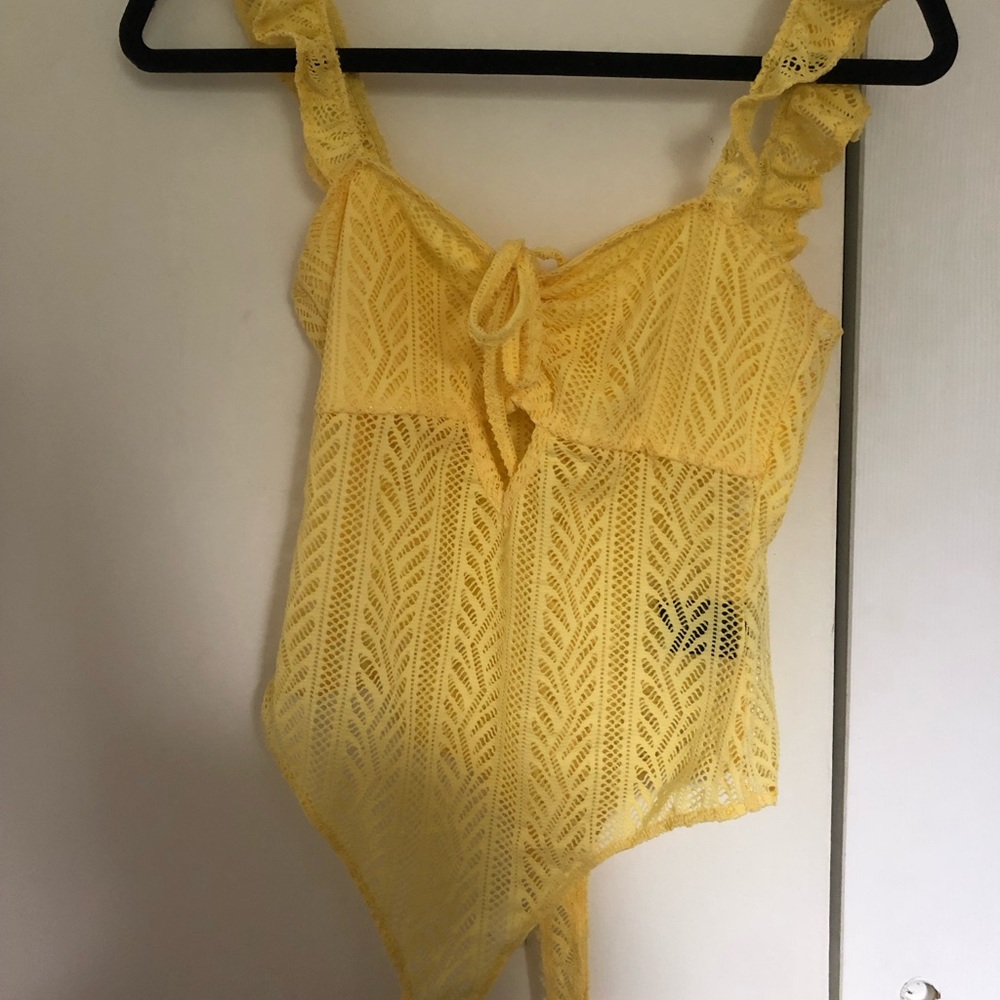 Out from Under Cameron crochet cutout bodysuit